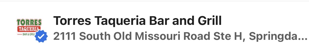 Torres Taqueria Bar and Grill en Springdale, Arkansas